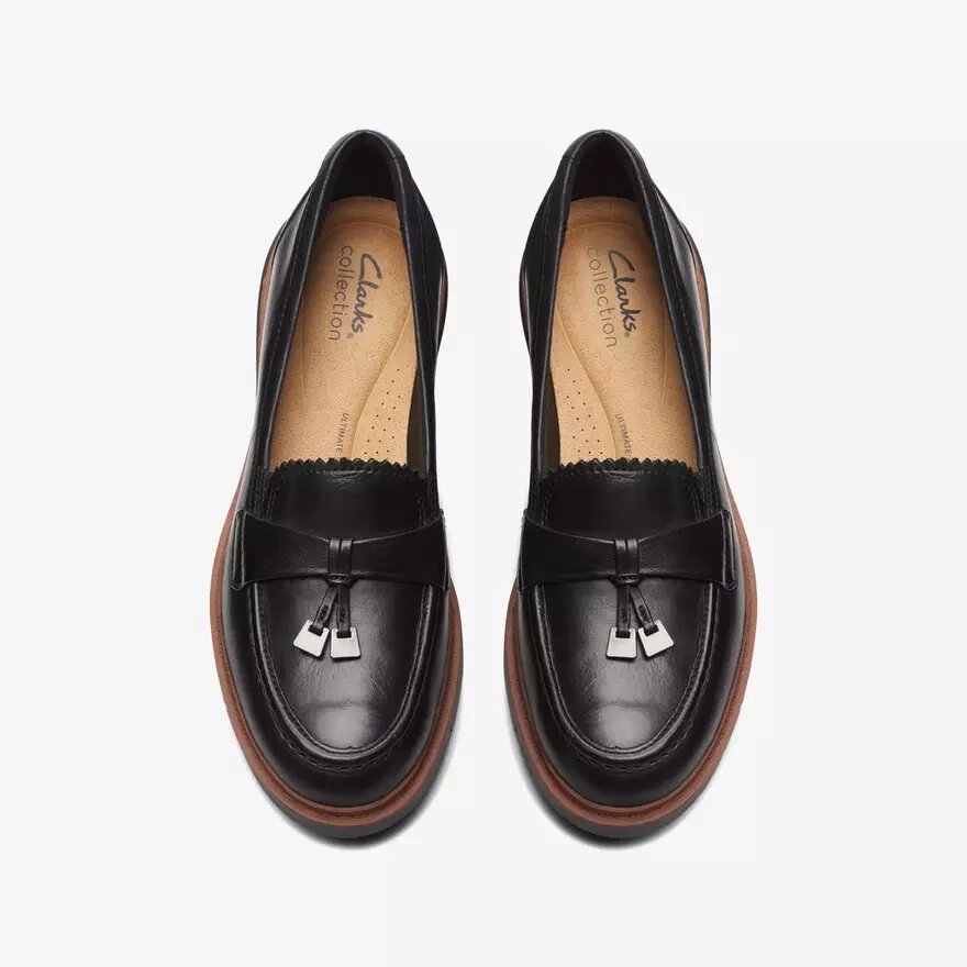 Mocasines de piel negra Westlynn Bella para mujer Mocasines de piel negra Westlynn Bella para mujer