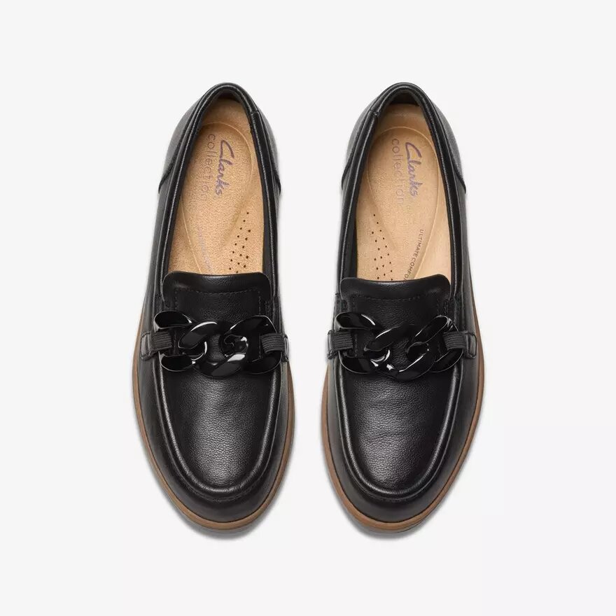 Mocasines de piel negra Zylah May para mujer (EE. UU.) Mocasines de piel negra Zylah May para mujer (EE. UU.)