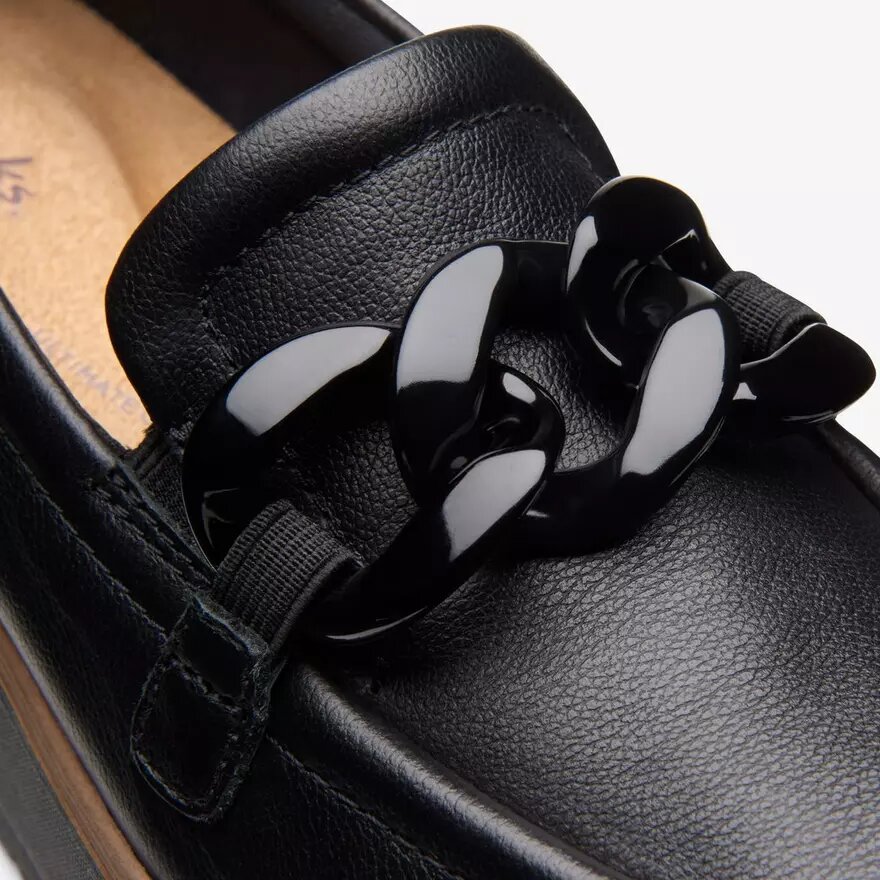 Mocasines de piel negra Zylah May para mujer (EE. UU.) Mocasines de piel negra Zylah May para mujer (EE. UU.)