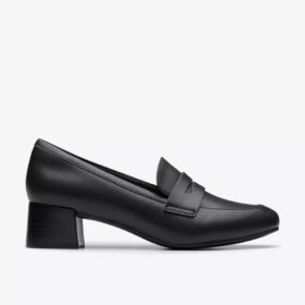 Mocasines de piel negros Iridessa Sky para mujer