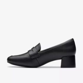 Mocasines de piel negros Iridessa Sky para mujer