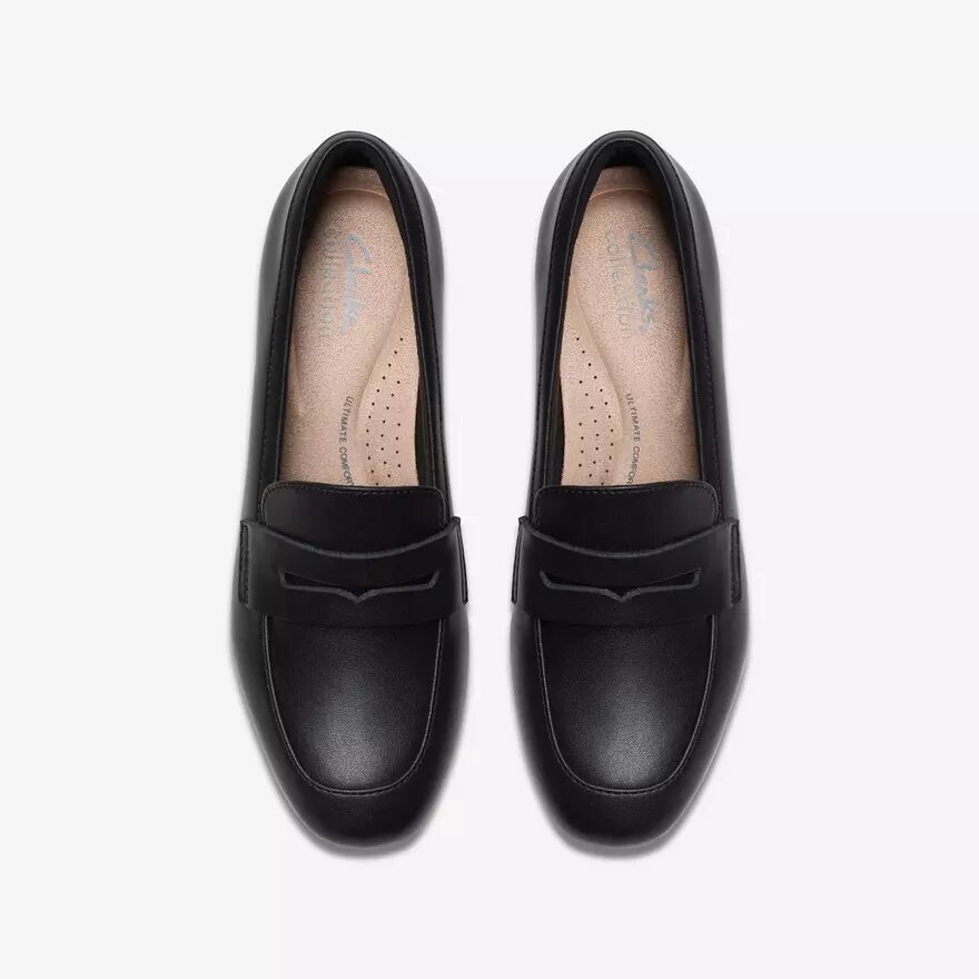 Mocasines de piel negros Iridessa Sky para mujer Mocasines de piel negros Iridessa Sky para mujer