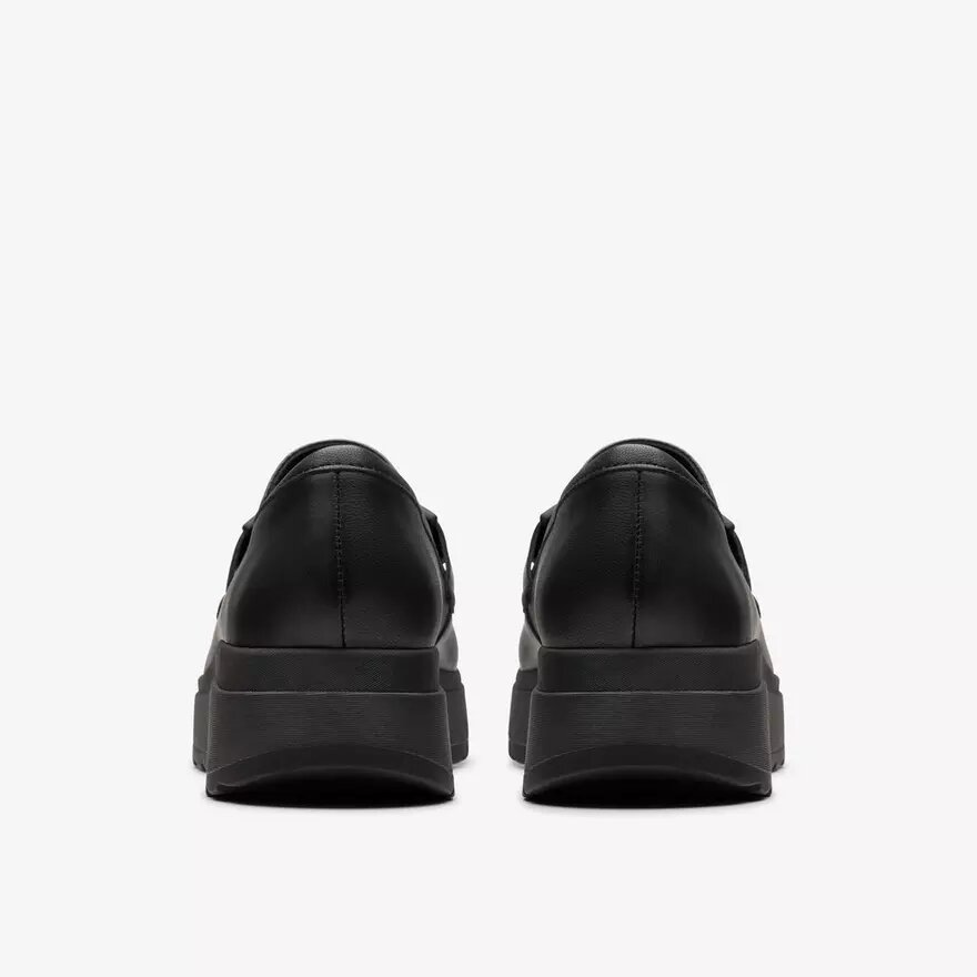 Mocasines de piel negros Loriini Izzy para mujer Mocasines de piel negros Loriini Izzy para mujer