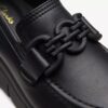 Mocasines de piel negros Loriini Izzy para mujer Mocasines de piel negros Loriini Izzy para mujer