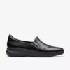 Mocasines de piel negros Lynell Edge para mujer Mocasines de piel negros Lynell Edge para mujer