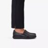 Mocasines de piel negros Lynell Edge para mujer Mocasines de piel negros Lynell Edge para mujer