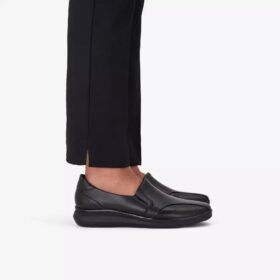 Mocasines de piel negros Lynell Edge para mujer