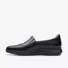 Mocasines de piel negros Lynell Edge para mujer Mocasines de piel negros Lynell Edge para mujer
