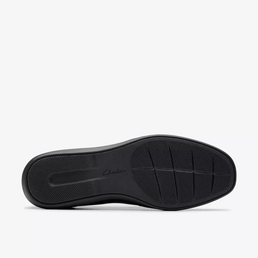 Mocasines de piel negros Lynell Edge para mujer Mocasines de piel negros Lynell Edge para mujer