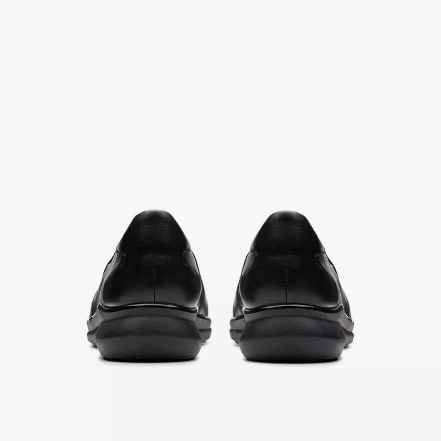 Mocasines de piel negros Lynell Edge para mujer Mocasines de piel negros Lynell Edge para mujer