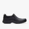 Mocasines de piel negros Walpath Step para hombre Mocasines de piel negros Walpath Step para hombre