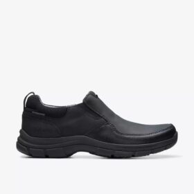 Mocasines de piel negros Walpath Step para hombre