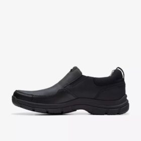 Mocasines de piel negros Walpath Step para hombre