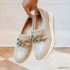 Mocasines de piel Zylah May para mujer, color topo, EE. UU.
