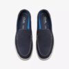 Mocasines de verano sin cordones Flexway Step para hombre, de ante azul marino Mocasines de verano sin cordones Flexway Step para hombre, de ante azul marino