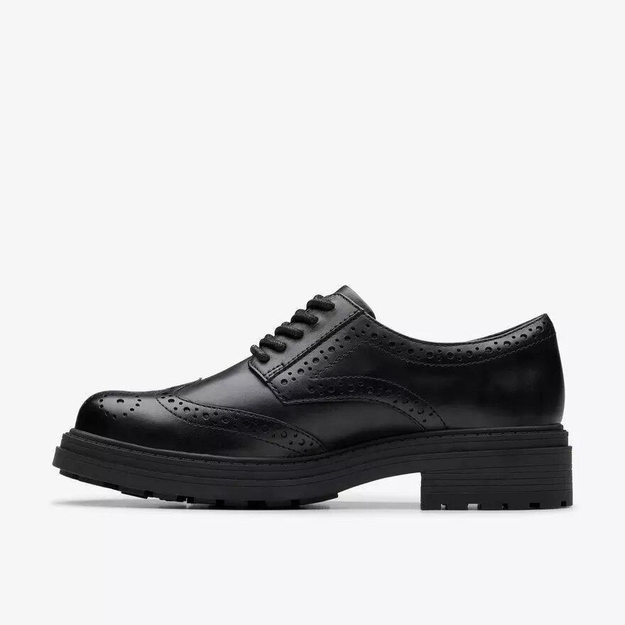 Mocasines Derby Orinoco3 de piel negra para mujer Mocasines Derby Orinoco3 de piel negra para mujer