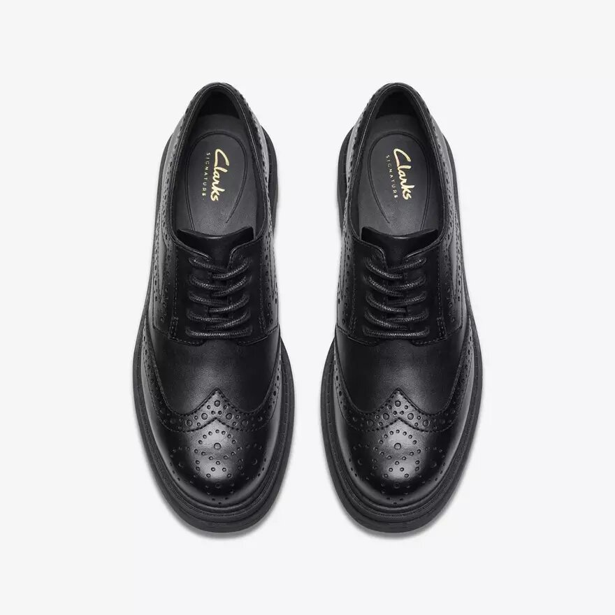 Mocasines Derby Orinoco3 de piel negra para mujer Mocasines Derby Orinoco3 de piel negra para mujer