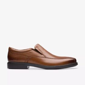 Mocasines Dresslite Step de cuero marrón oscuro para hombre