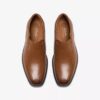 Mocasines Dresslite Step de cuero marrón oscuro para hombre
