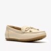 Mocasines Elliotte Sail de cuero color crema para mujer