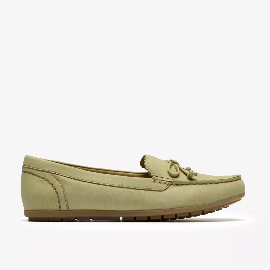 Mocasines Elliotte Sail Sage de nubuck para mujer Mocasines Elliotte Sail Sage de nubuck para mujer