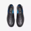 Mocasines Flexway Step de cuero negro para hombre Mocasines Flexway Step de cuero negro para hombre