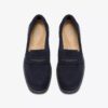 Mocasines Lauryl Step de ante azul marino para mujer