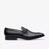 Mocasines Paulton Lo de cuero negro para hombre