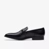 Mocasines Paulton Lo de cuero negro para hombre