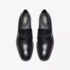Mocasines Paulton Lo de cuero negro para hombre