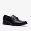 Mocasines Steadwell Bit de cuero negro para hombre