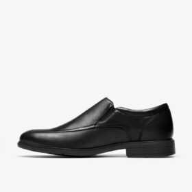 Mocasines Steadwell Step de cuero negro para hombre