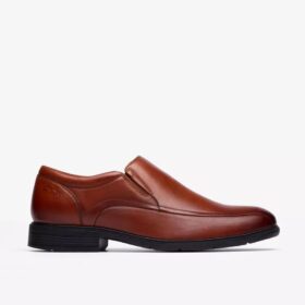 Mocasines Steadwell Step para hombre en piel de color marrón oscuro