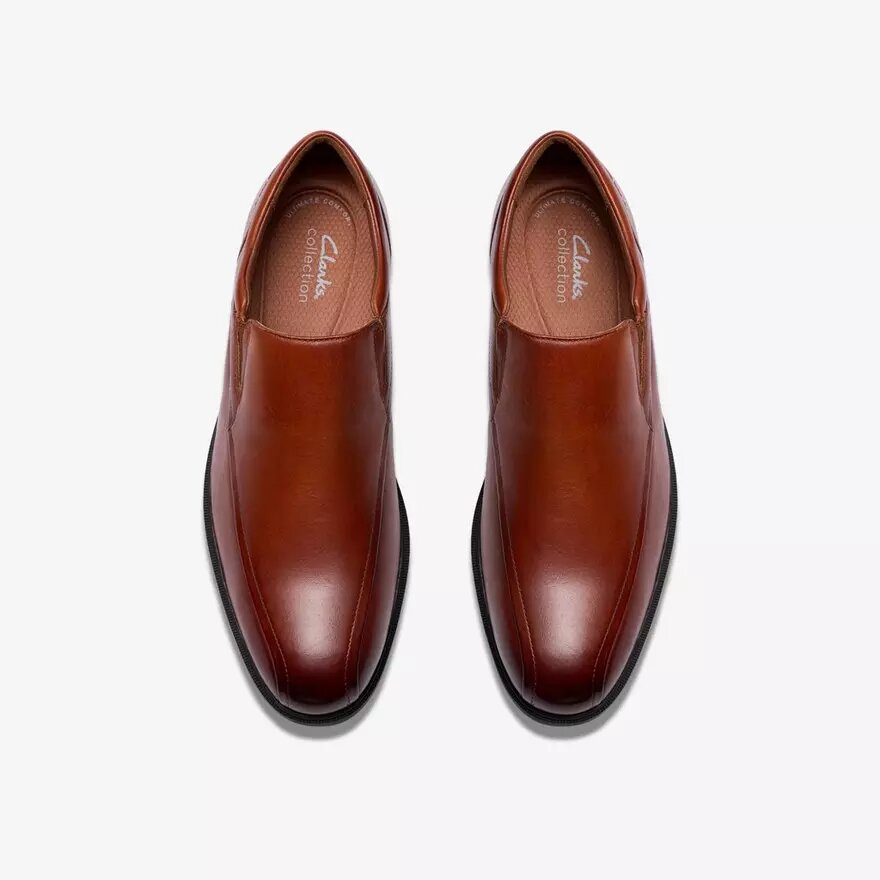 Mocasines Steadwell Step para hombre en piel de color marrón oscuro Mocasines Steadwell Step para hombre en piel de color marrón oscuro