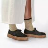 Mocasines Torhill Bee de ante negro para mujer, EE. UU. Mocasines Torhill Bee de ante negro para mujer, EE. UU.