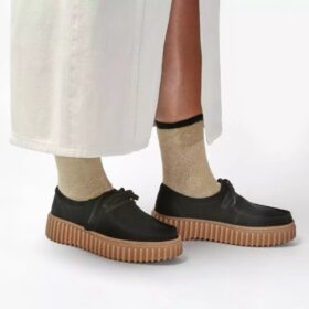 Mocasines Torhill Bee de ante negro para mujer, EE. UU.