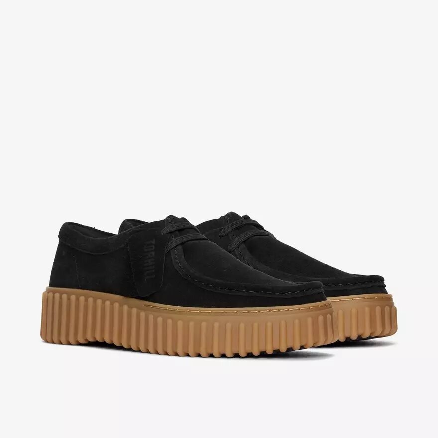 Mocasines Torhill Bee de ante negro para mujer, EE. UU. Mocasines Torhill Bee de ante negro para mujer, EE. UU.