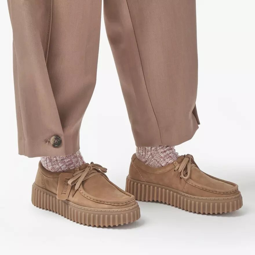 Mocasines Torhill Bee de nubuck color tostado claro para mujer, EE. UU. Mocasines Torhill Bee de nubuck color tostado claro para mujer, EE. UU.