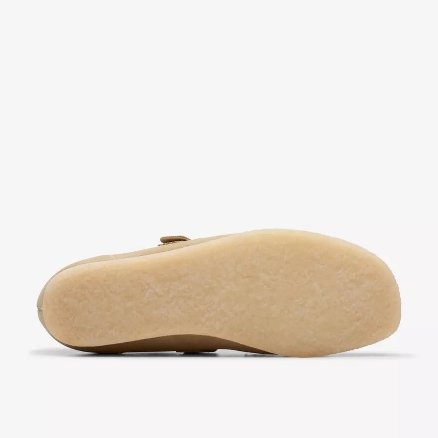 Mocasines Wallabee T-Bar de ante color arce para mujer Mocasines Wallabee T-Bar de ante color arce para mujer
