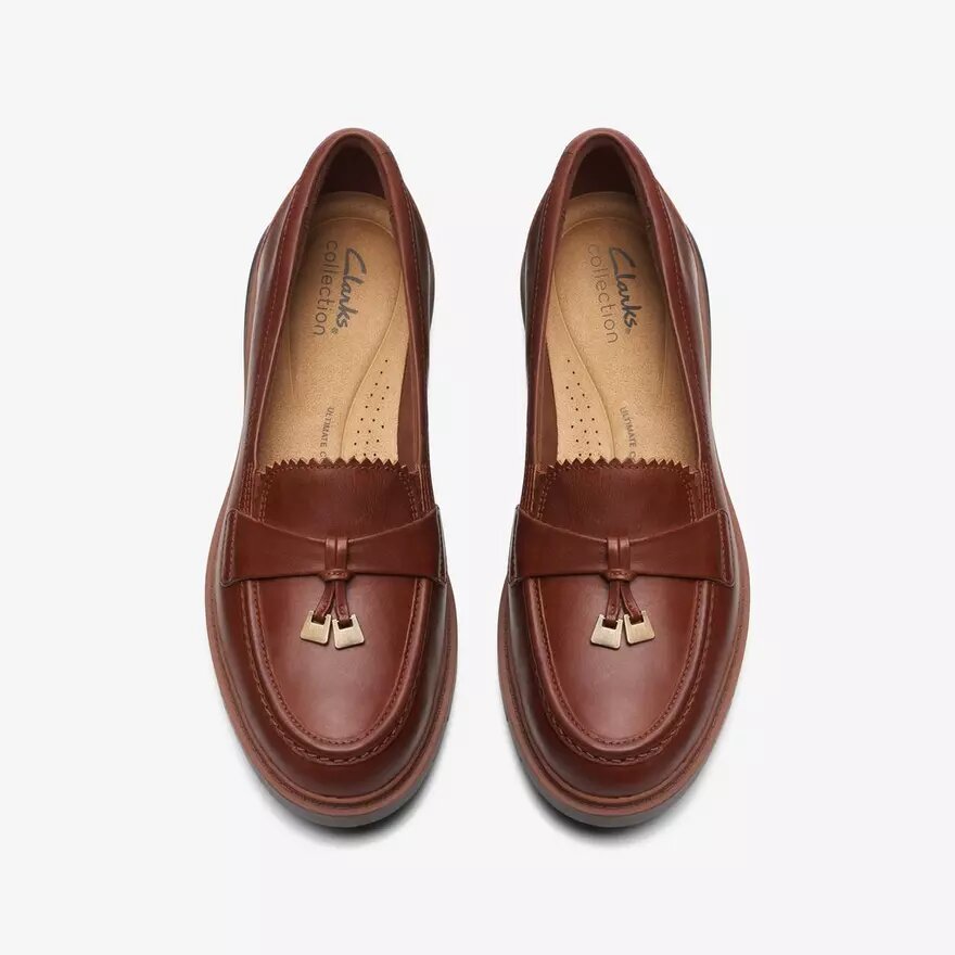 Mocasines Westlynn Bella de piel color tostado para mujer Mocasines Westlynn Bella de piel color tostado para mujer