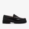 Mocasines Yukoner Penny de cuero negro para hombre Mocasines Yukoner Penny de cuero negro para hombre