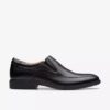 Mocasín de cuero negro Eldredge Step para hombre Mocasín de cuero negro Eldredge Step para hombre