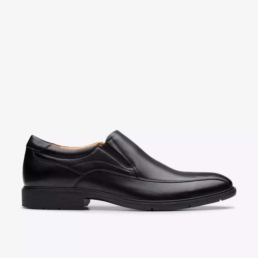Mocasín de cuero negro Eldredge Step para hombre Mocasín de cuero negro Eldredge Step para hombre
