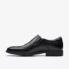 Mocasín de cuero negro Eldredge Step para hombre Mocasín de cuero negro Eldredge Step para hombre
