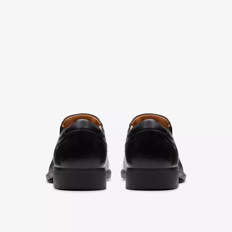 Mocasín de cuero negro Eldredge Step para hombre Mocasín de cuero negro Eldredge Step para hombre