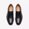 Mocasín de cuero negro Eldredge Step para hombre Mocasín de cuero negro Eldredge Step para hombre
