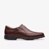 Mocasín de hombre Un Kendric Go de piel color caoba | clarks