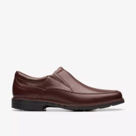 Mocasín de hombre Un Kendric Go de piel color caoba | clarks