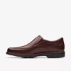Mocasín de hombre Un Kendric Go de piel color caoba | clarks