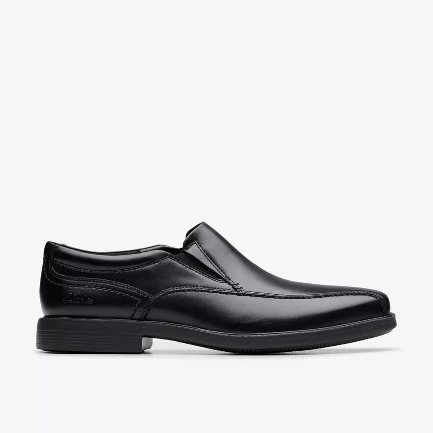 Mocasín Dresslite Step de cuero negro para hombre Mocasín Dresslite Step de cuero negro para hombre